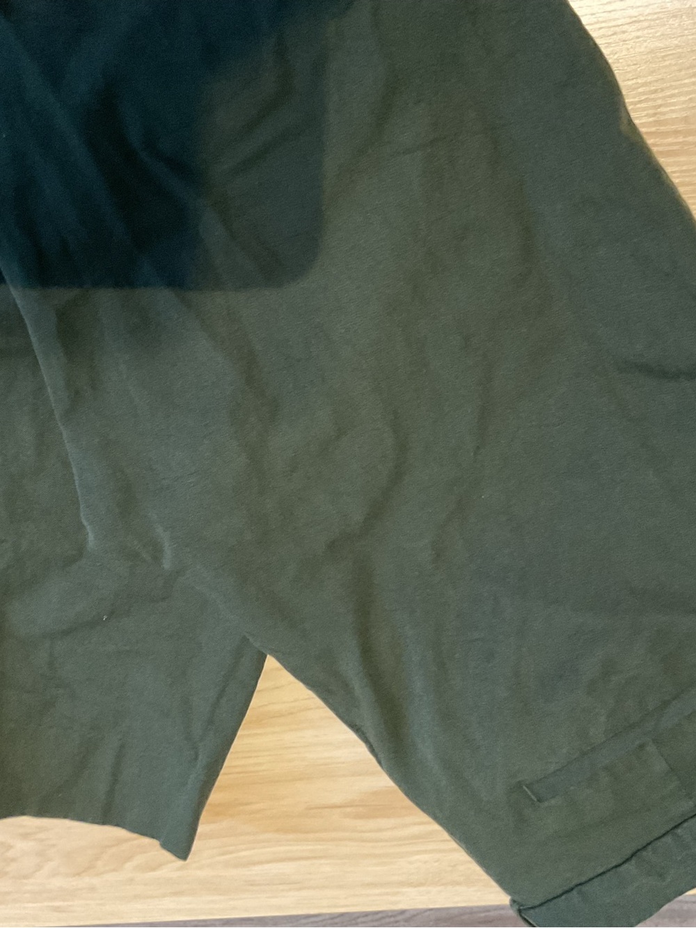 Banana Republic Olive Green Pleated Shorts